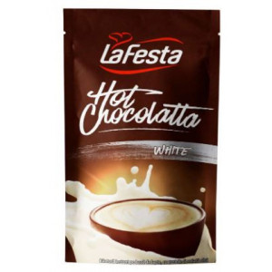 Ciocolata calda La Festa Hot Chocolatta White 10 x 25g, NM23074