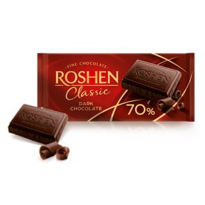 Ciocolata neagra Roshen Classic Dark 70%, 90g, NM21915