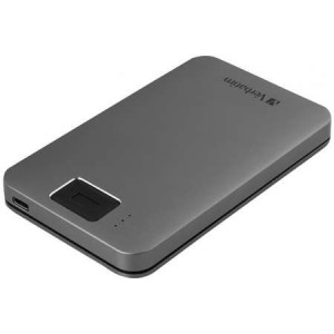 HDD extern Verbatim Executive, 1 TB, senzor amprenta, USB 3.2 G1/ USB-C, NM/ 53652, Argintiu - Img 3