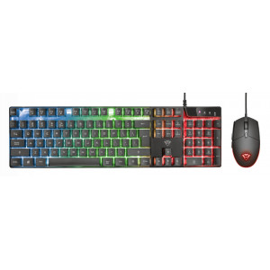 Kit Gaming Tastatura si Mouse Trust Azor NM 23289/GXT838, anti-ghosting, 3000 Dpi, 6 butoane, Negru - Img 5