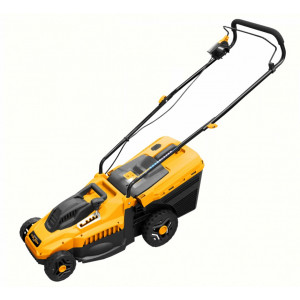 Masina electrica de tuns gazonul Tolsen, 1400 W, 33 cm latime lucru, 3400 rpm, NM/ TL-79626, Galben