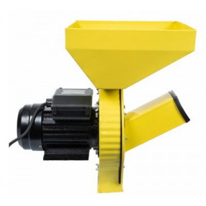 Moara electrica pentru cereale si furaje Gospodarul Profesionist PMP0042/NM, 2.5 Kw, 200 kg/h, 3000 Rpm, cuva mare, Galben/Negru - Img 5