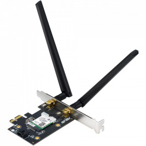 Modul WiFi 6E (802.11ax), AXE5400, Bluetooth 5.2, WPA3, OFDMA si MU-MIMO, NM/ PCE-AXE5400, Negru - Img 2