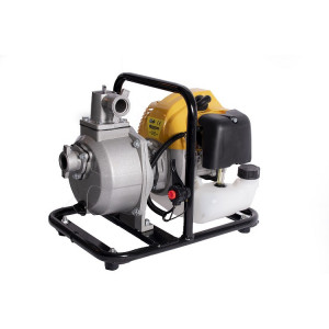 Motopompa pe benzina pentru apa murdara Gospodarul Profesionist GP-10C, 40.2 cc, 2 CP, 2 timpi, debit maxim 8000 L/ora, NM/ PMP0032, Rosu