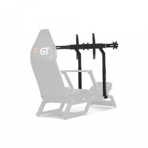 Next Level Racing F-GT Cockpit Monitor Stand Matte Black for 1or3 displays