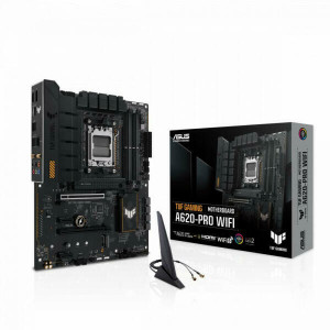 Placa de baza Asus, Display PortHDMI, WIFI, PCIe 4.0 support, dual M.2 slots, NM/ TUF GAMING A620-PRO, Negru - Img 1