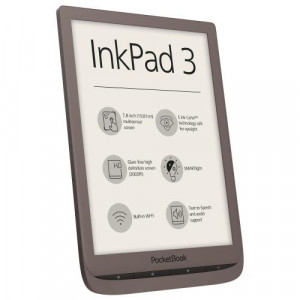 PocketBook Inkpad 3 Dark Brown - eBook Reader premium cu ecran tactil capacitiv (multisenzor) de 7.8