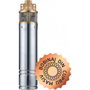 Pompa submersibila pentru apa curata Blade BLADE 4SKM-150 Pro, 1100 W, 2860 rpm, debut naxun 3300 L/ora, NM/ PMP0017, Argintiu