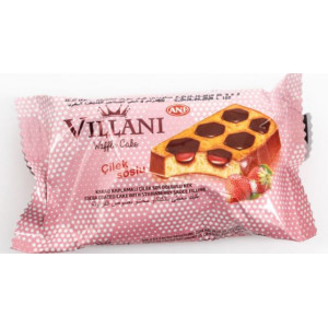 Prajitura cu crema de cacao si capsuni Ani Villani 24 x 50g, NM23883