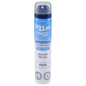Spray Zig Zag pentru corp cu parfum de talc de Marsilia, repelent pentru tantari, tantari tigru, capuse, 100 ml, NMD24613, Albastru - Img 2