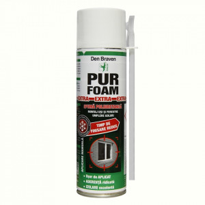 Spuma poliuretanica manuala Den Braven, 700 ml, PU369237NM, Verde - Img 3