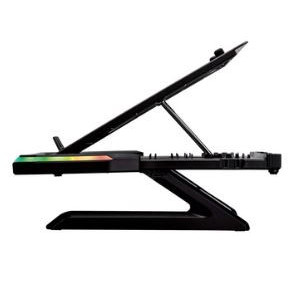 Stand ajustabil pentru laptop gaming SureFire Protus X1, iluminare RGB, NM/ 48842, Negru - Img 2