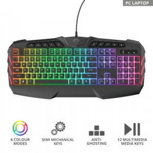 TRUST GXT881 ODYSS SEMI-MECH KEYBOARD