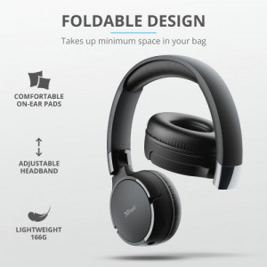 TRUST Zena Bluetooth Wireless Headphones