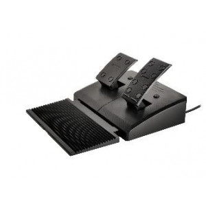 Volan SpeedLink Trailblazer pentru PS3, PS4, PC, Xbox One, schimbator de viteze, 13 butoane, 7 ventuze, vibratii, NM/ SL-450500-BK, Negru-Rosu - Img 3