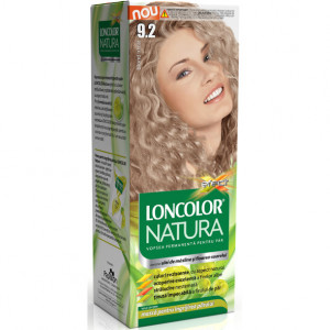 Vopsea de par permanenta Loncolor Natura 9.2 Blond irizat, 100 ml