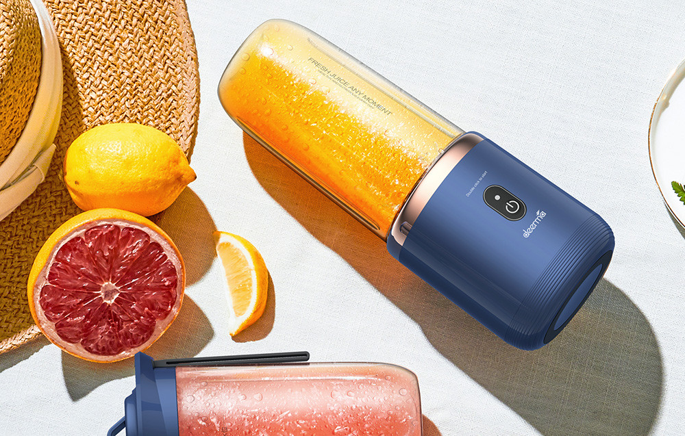 Blender wireless cu incarcare USB, pentru suc si smoothie, Deerma DNU06