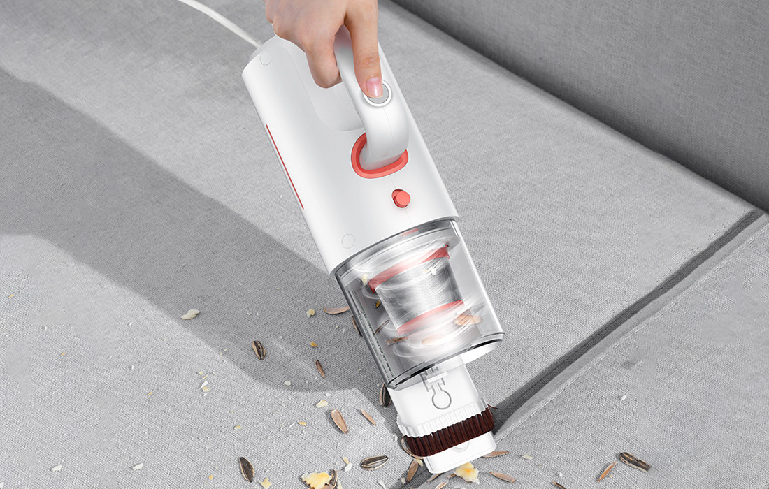 Aspirator cu UV si bataie, anti-acarieni, pentru asternuturi, perne, spatii inguste, Deerma Mite Pro