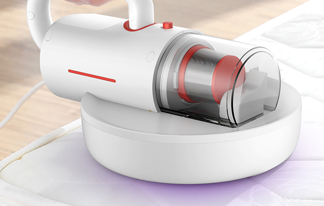 Aspirator cu UV si bataie, anti-acarieni, pentru asternuturi, perne, spatii inguste, Deerma Mite Pro