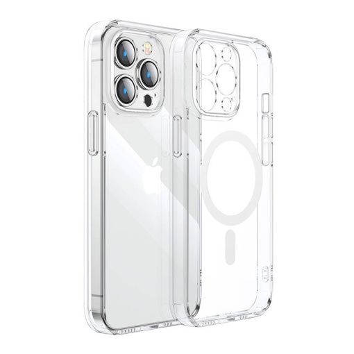 Husa Iphone 14 Pro Max, transparenta, MagSafe, X-Protect