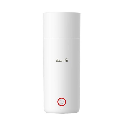 Fierbator si termos portabil 350ml, alb, alimentare 220v, Cana Electrica Deerma Travel DR050