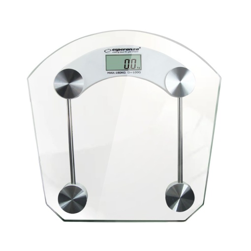 Cantar baie digital Ultra-Subtire, patrat, transparent, Pilates