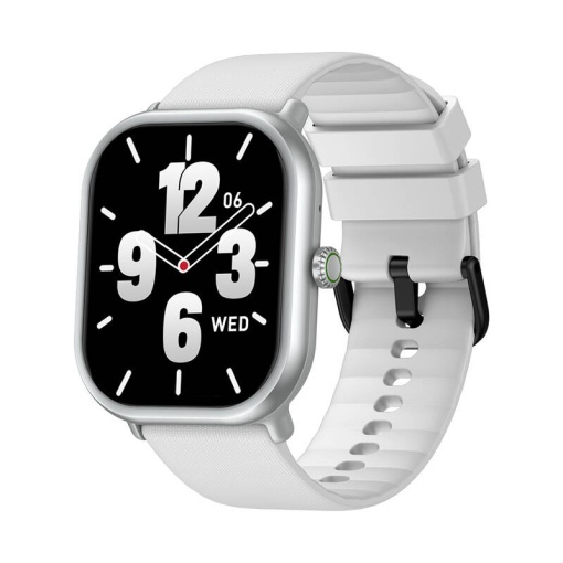 Ceas inteligent Zeblaze GTS 3 PRO, baterie 14 - 30 zile, ecran 1.97", oxigen, puls, apeluri, SmartWatch, alb