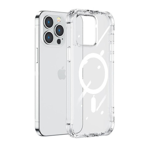 Husa Iphone 14 Pro, transparenta, MagSafe, X-Protect