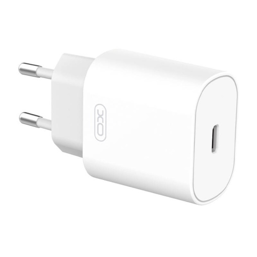 Incarcator retea, 25W, cablu inclus iPhone Lightning, port 1x USB-C, incarcare rapida, XO L91, alb