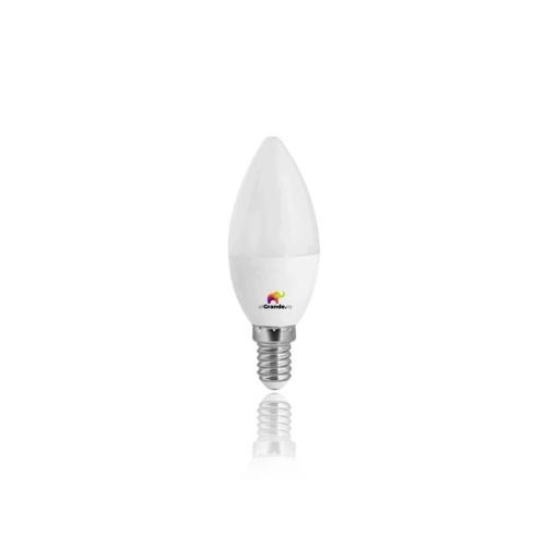 Bec LED E14 5W 470lm C37 lumina calda, clasa A+, 30.000h