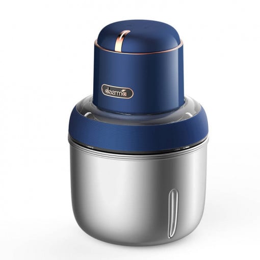 Tocator fara fir cu 3 vase inox, pentru carne, fructe si legume, Deerma Grinder Pro