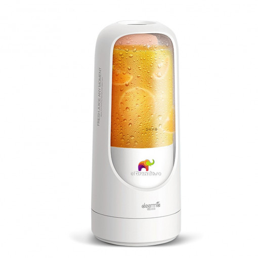 Blender portabil wireless, incarcare USB, 300ml, pentru suc, smoothie si piure, Deerma DNU30