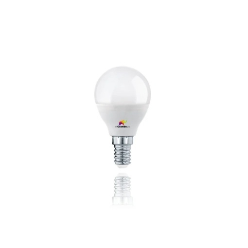 Bec LED E14 6W 580lm G45, lumina calda, clasa A+, 30.000h