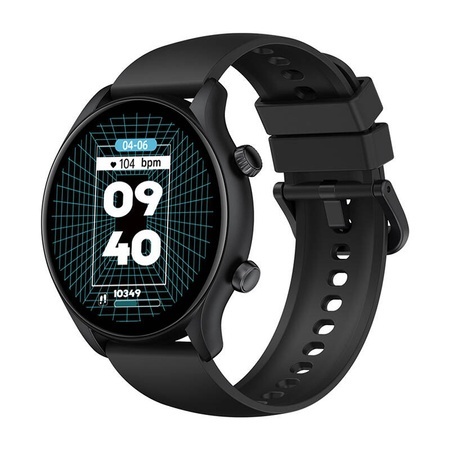 Ceas Inteligent Zeblaze Btalk 3 Plus, baterie 14 zile, ecran 1.39", oxigen, puls, apeluri, SmartWatch, negru