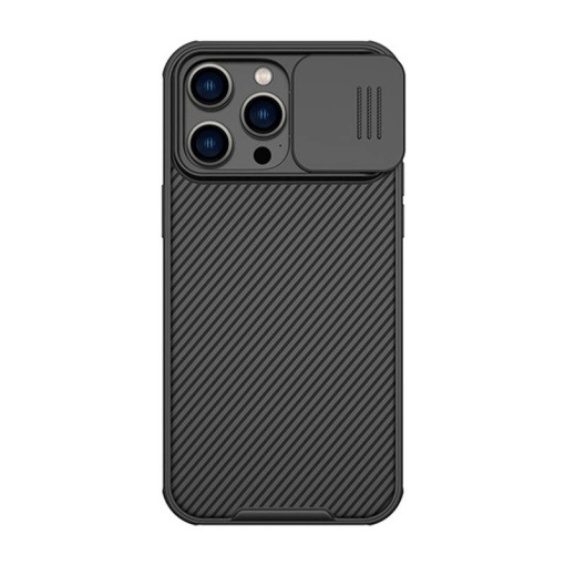 Husa Iphone 14 Pro Max, cu protectie camera, neagra, X-Protect