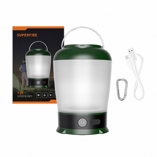 Lampa Camping 320lm Incarcare USB elGrande T31