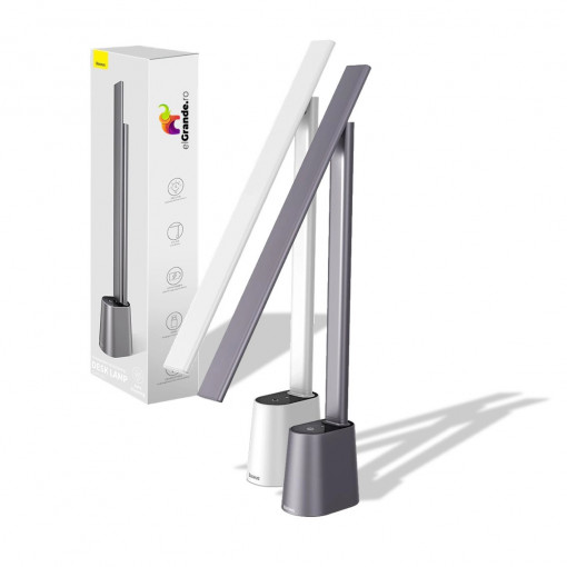 Lampa LED portabila cu acumulator incorporat, senzor ajustare lumina, control touch, Baseus Smart Eye Pro