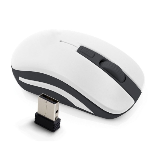 Mouse optic wireless 2.4GHZ, DPI reglabil, elGrande 4D, alb