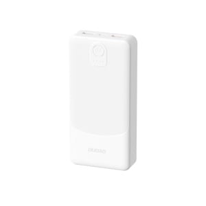 Baterie externa 10000mAh 12W, 3x USB, Powerbank Dudao k10, Alb - Img 1