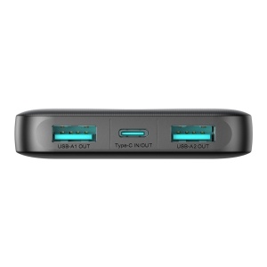 Baterie externa 10000mAh 12W, 3x USB, Powerbank Joyroom PBF12 PRO, Negru - Img 5