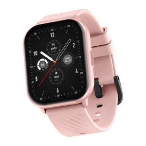 Ceas inteligent Zeblaze GTS 3, baterie 15 - 30 zile, ecran 2.03", oxigen, puls, tensiune, apeluri, SmartWatch, roz - Img 3