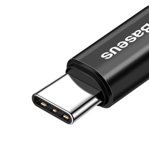 Cablu USB la USB-C, Spiralat, tip Arc, 100cm, transfer date si incarcare rapida rapida, Baseus - Img 4