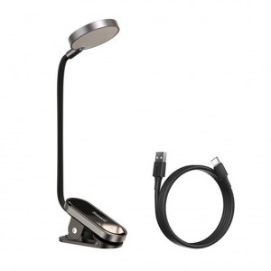 Lampa LED Flexibila cu Clema pentru masa, carte, pat, Baseus Comfort Pro