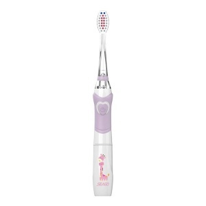 Periuta dinti sonică copii cu 3 capete moi, 24.000 rotatii, Seago SG-977, roz