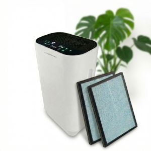 Purificator Aer + 2 Filtre, capacitate mare 190m³/h • 50m², filtru HEPA 4 straturi, Carbon, telecomanda, IONI negativi, Esperanza Bora