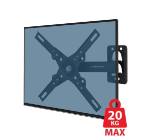 Suport TV perete, reglabil fata-spate / stanga-dreapta / inclinare, 12" - 50" inch, elGrande Horus - Img 2