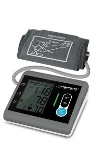 Tensiometru de brat, detectie aritmie, oscilometric, 180 memorii / 2 utilizatori, USB / baterii AAA, Esperanza Ardor - Img 2