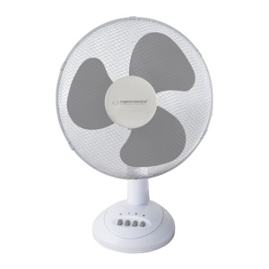 Ventilator 30cm, 3 trepte de viteza, 40w, alb - Img 1