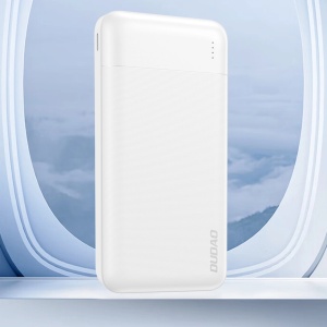 Baterie externa 10000mAh 10W, 2x USB, Powerbank Dudao k18-1, Alb - Img 2