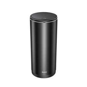 Cos de gunoi auto, finisaj aluminiu si capac tip click, 500ml